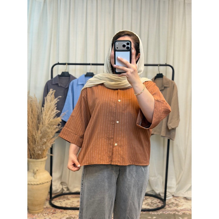 شومیز باکسی بابوس لمه